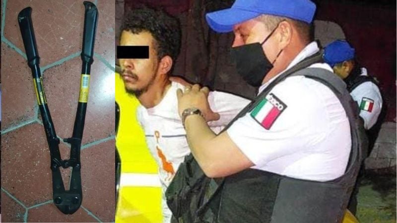 Detienen a hombre por robo en escuela en México Detienen a hombre por robo en escuela en México