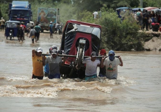 Ciclón Yaku en Perú