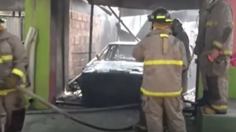 Incendio señora de la tercera edad SPS