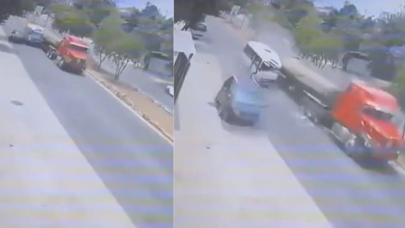 choque de busito con rastra choque de busito con rastra