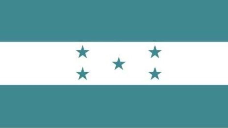color de la bandera de Honduras