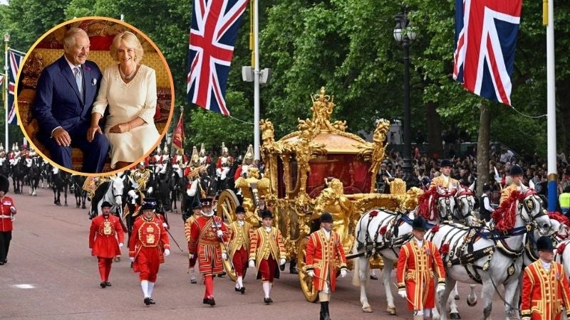 carrozas en coronación de Carlos III carrozas en coronación de Carlos III