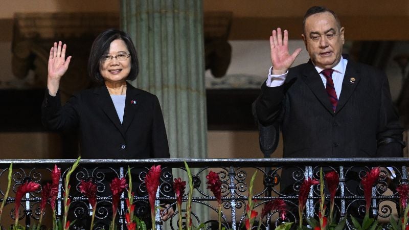 Presidente Guatemala Taiwán