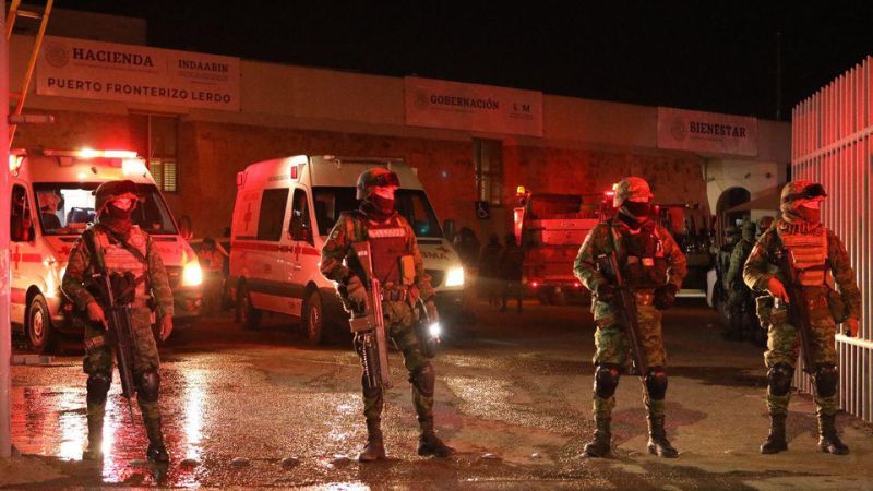 Repatriación de migrantes incendio