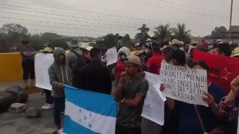 Toma en carretera a Tela Toma en carretera a Tela