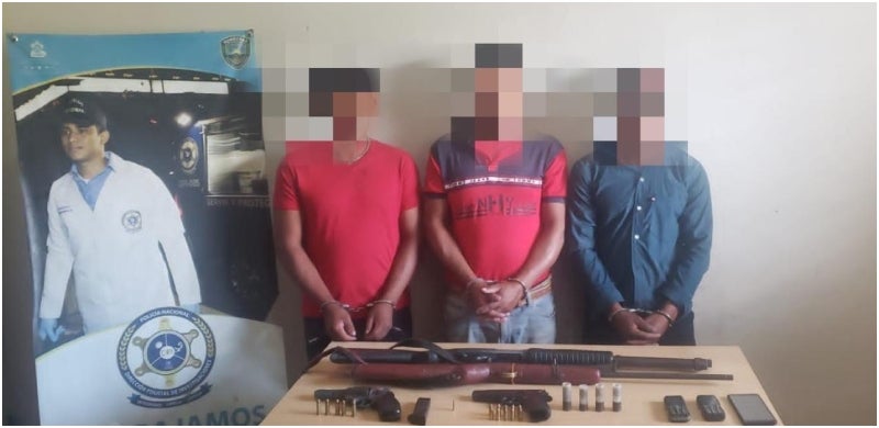 detenidos (2) Copán, arrestan a miembros de banda