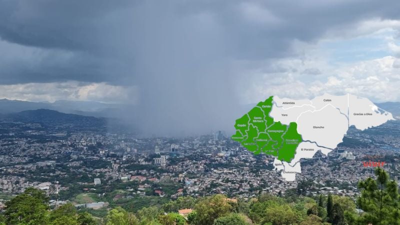 Alerta verde 9 departamentos