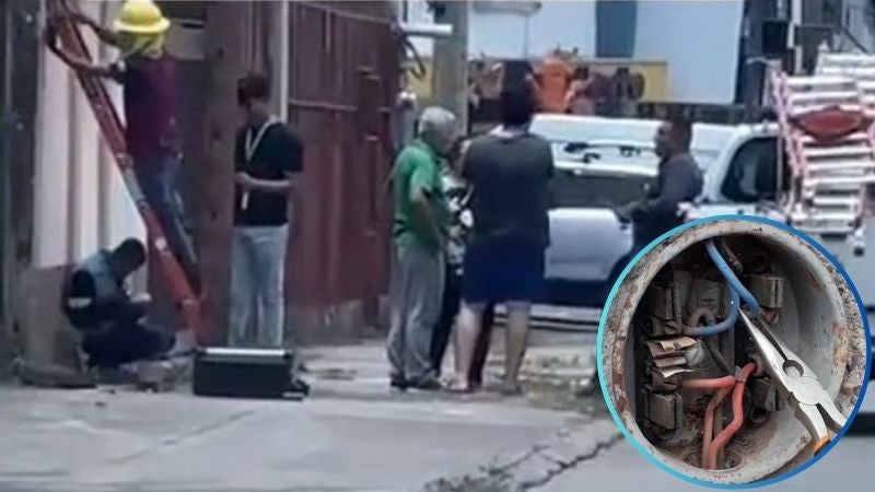 ENEE sorprende a ciudadano robando energía en SPS