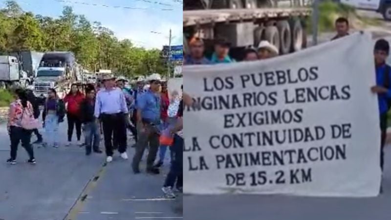 Protesta en la CA4: exigen pavimentación
