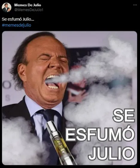 Se nos fue Julio y los mejores memes "inundan" las redes