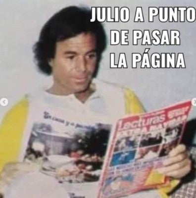 Se nos fue Julio y los mejores memes "inundan" las redes