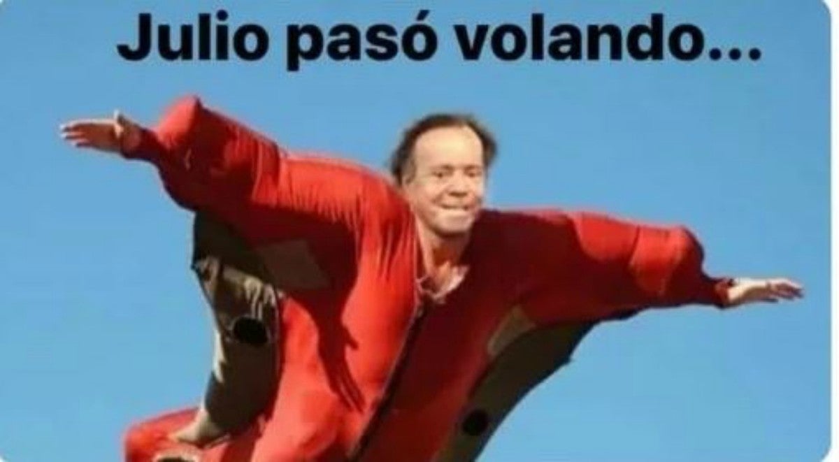 Se nos fue Julio y los mejores memes "inundan" las redes