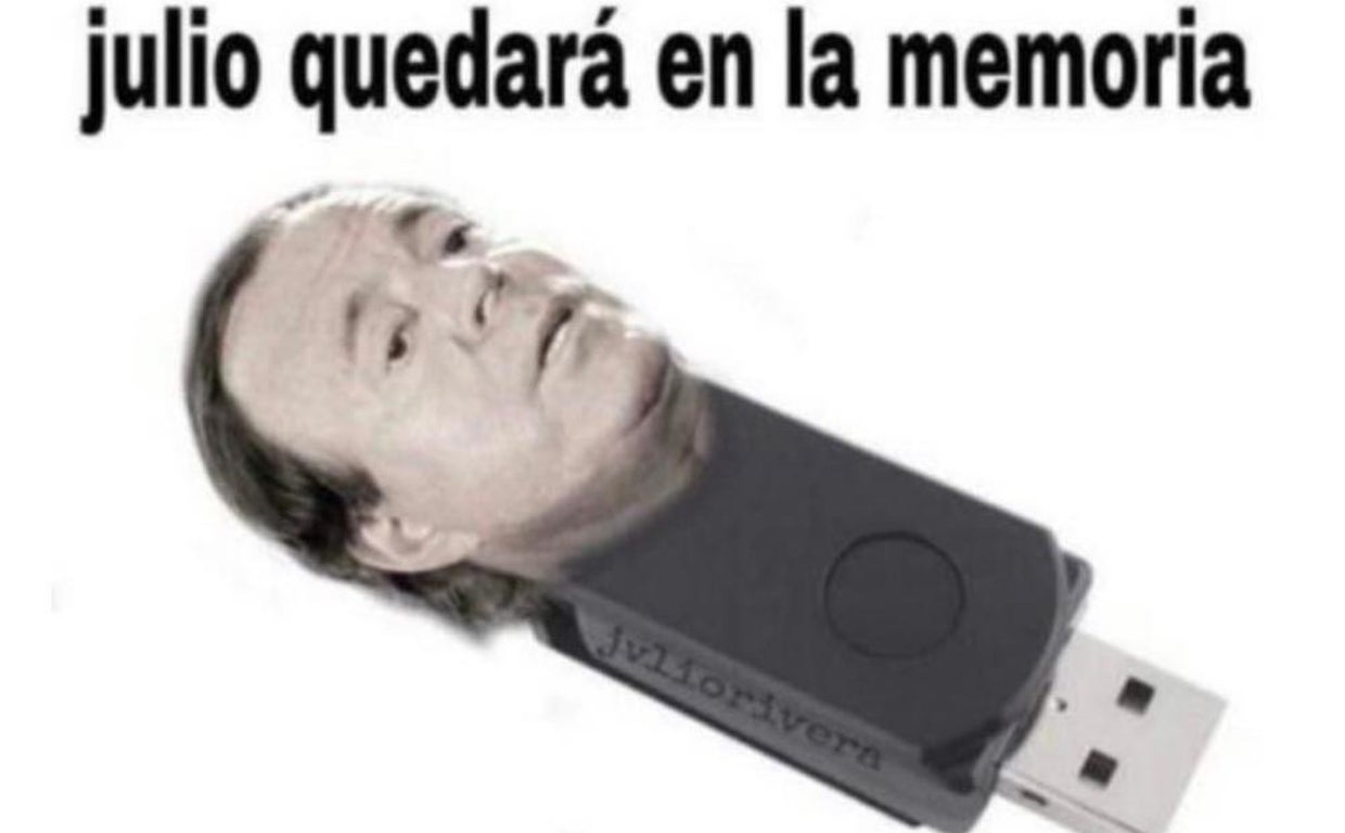 Se nos fue Julio y los mejores memes "inundan" las redes