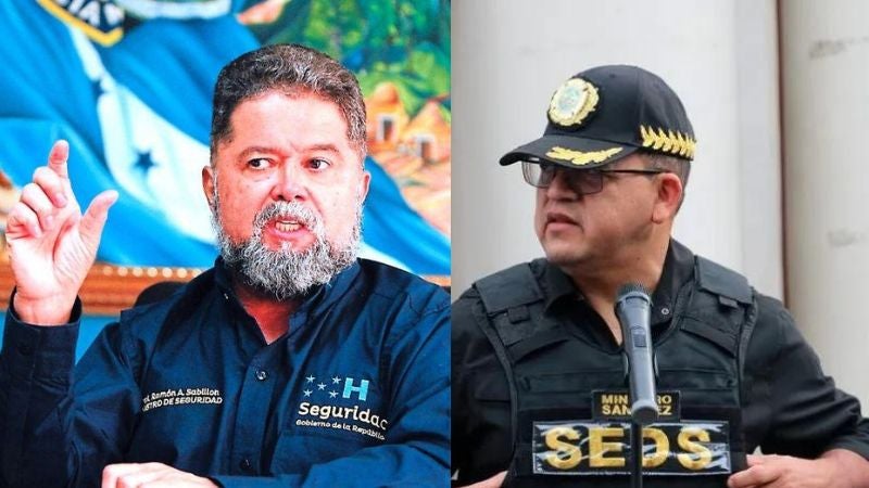 Sabillón carta ministro de Seguridad