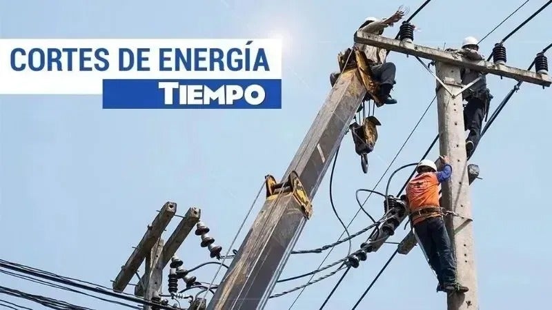 Cortes programados para este sábado