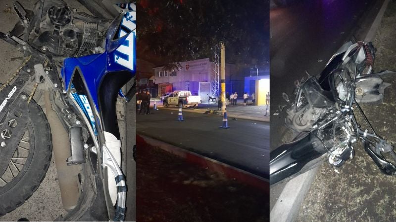 Hombre ebrio embiste a motociclistas.