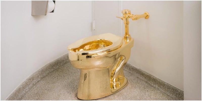 inodoro de oro Inodoro de oro