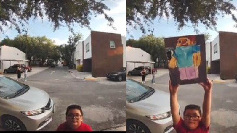 niño vender sus cuadros a los vecinos niño vender sus cuadros a los vecinos