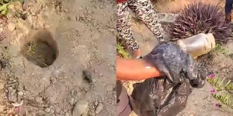 Amarres En cementerio de Roatán encuentran un extraño