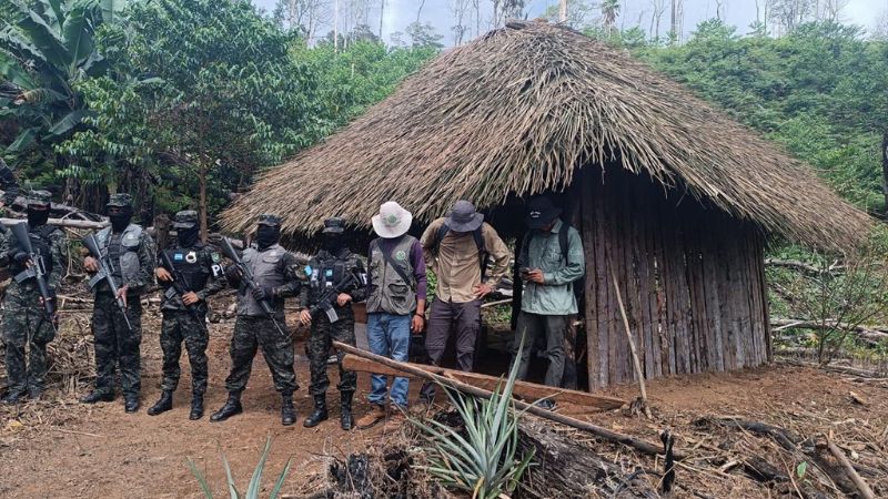 Deforestación asentamientos parque Texiguat Deforestación asentamientos parque Texiguat