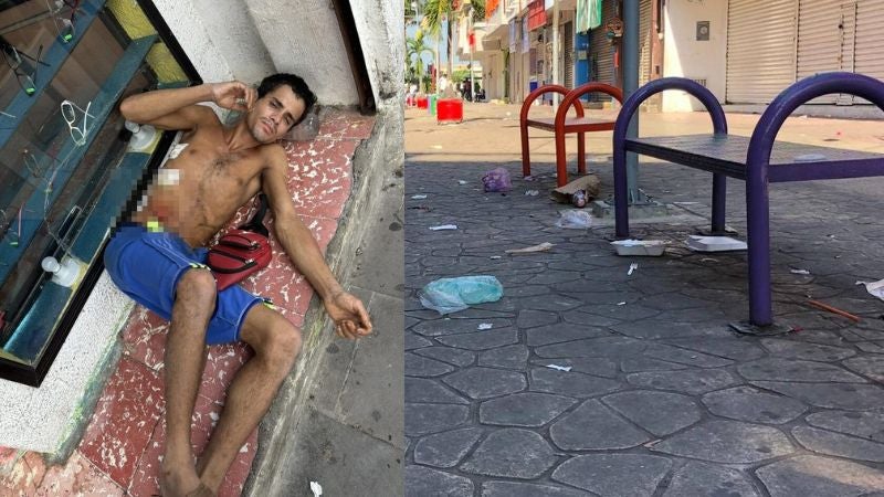 Hondureño herido de bala busca ayuda en calles de México Hondureño herido de bala busca ayuda en calles de México