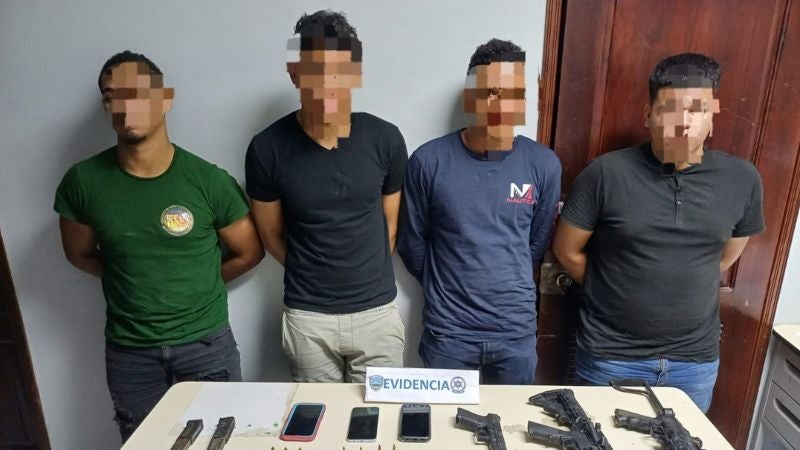 Capturan a cuatro sujetos en posesión de armas prohibidas en La Ceiba Capturan a cuatro sujetos en posesión de armas prohibidas en La Ceiba