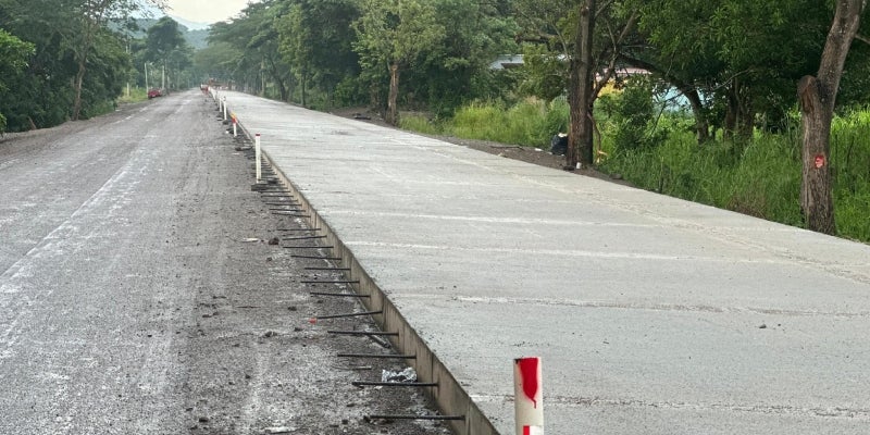 carreteras de concreto hidráulico en Copán y Ocotepeque
