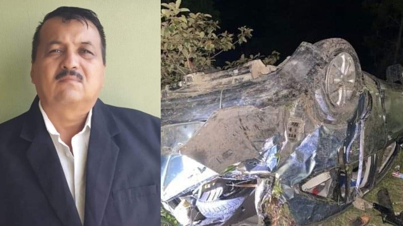 accidente vial muere maestro en El Porvenir