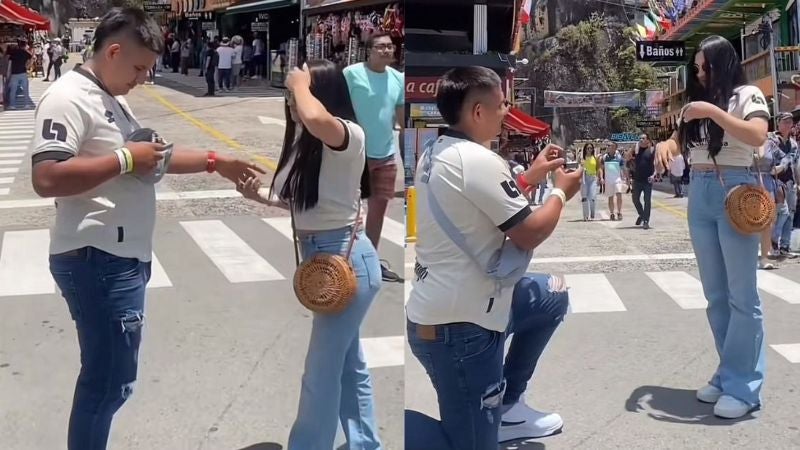 Pareja de hondureños se compromete en Colombia Pareja de hondureños se compromete en Colombia