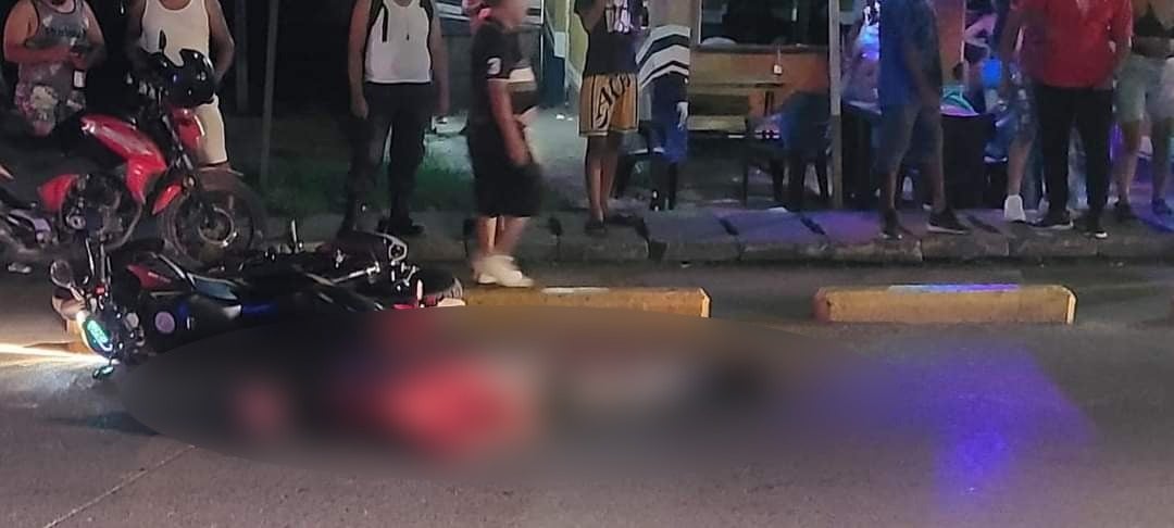 motociclista muere atropellado Puerto Cortes