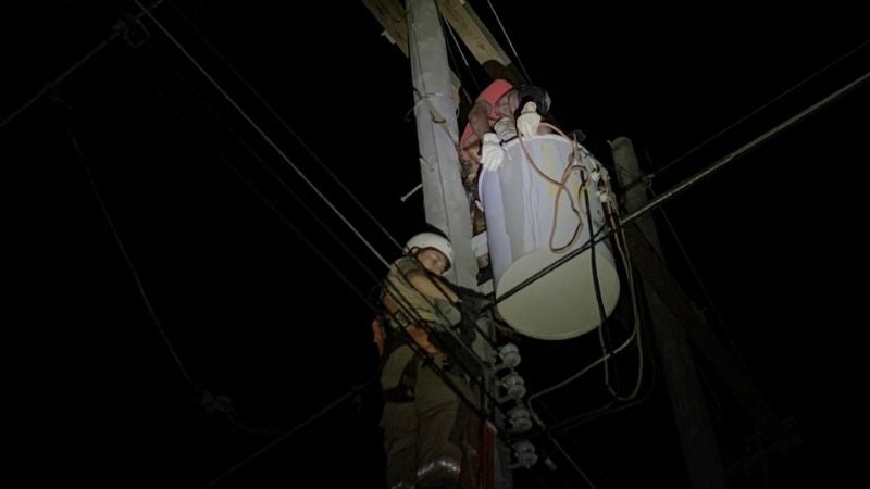 Hombre electrocutado en Choluteca
