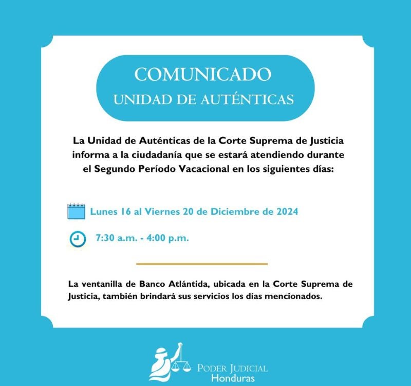 Unidad de auténticas del Poder Judicial