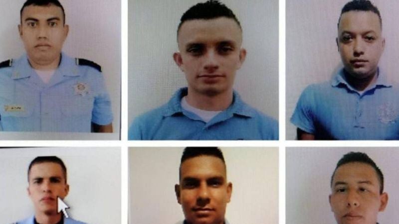 Policías capturados cocaína