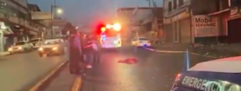 Mujer atropellada mercado Zonal Belén