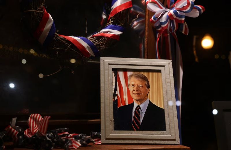 último adiós al expresidente Carter