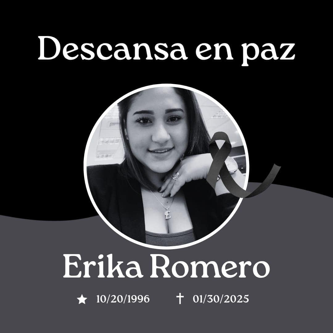 Erika Romero fallece