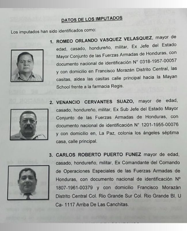 La acusación se centra en los hechos ocurridos el 5 de julio de 2009, cuando asesinaron a un joven manifestante.