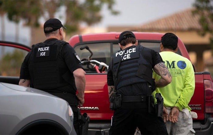 Migrantes redadas en USA