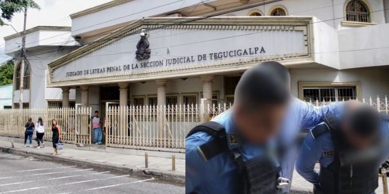 Giran detención judicial a dos policías por robar más de medio millón de lempiras a un comerciante