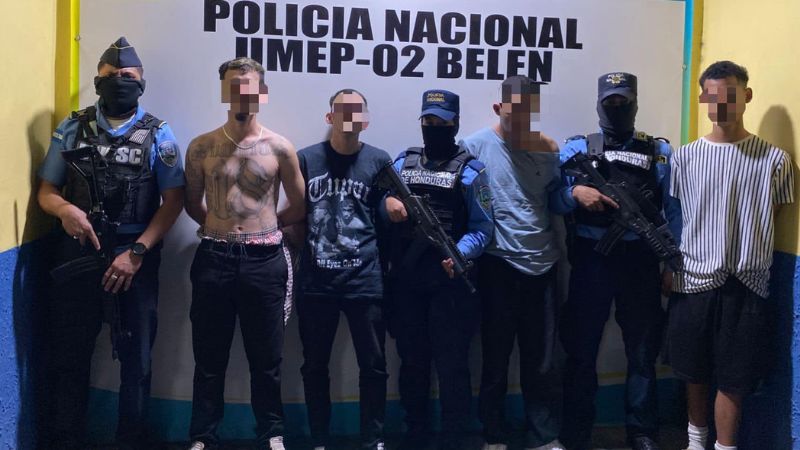 Pandilleros carro robado Comayagüela Pandilleros carro robado Comayagüela