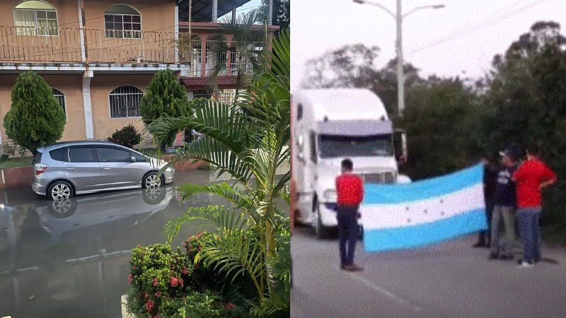 Vecinos protestan por inundación de aguas negras