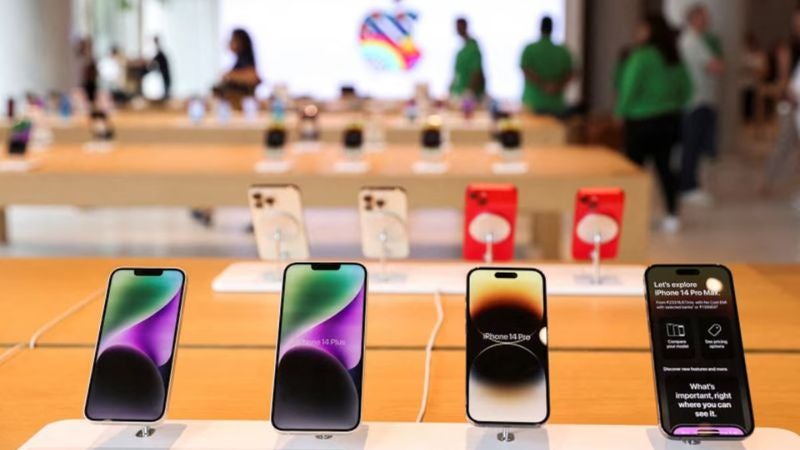 Apple mueve toneladas a India