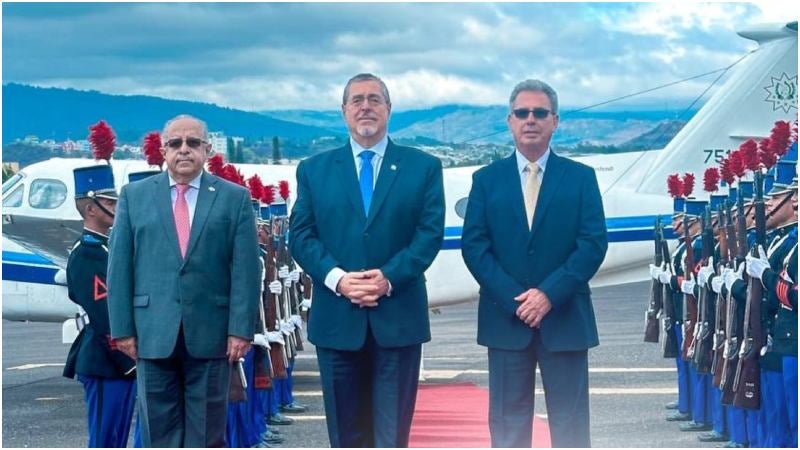 Presidente de Guatemala en Honduras