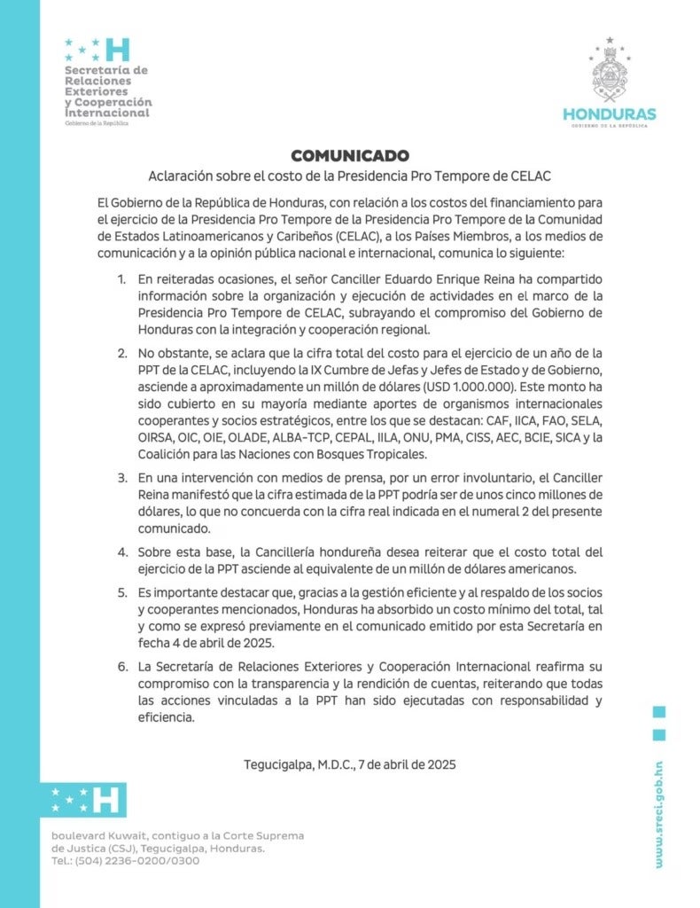 gastará gobierno Cumbre de la CELAC
