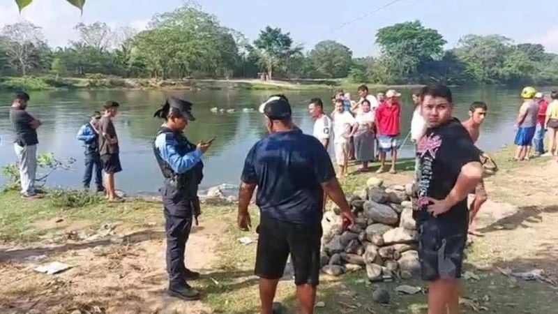 Cuerpo sin vida encontrado en el Río Humuya.