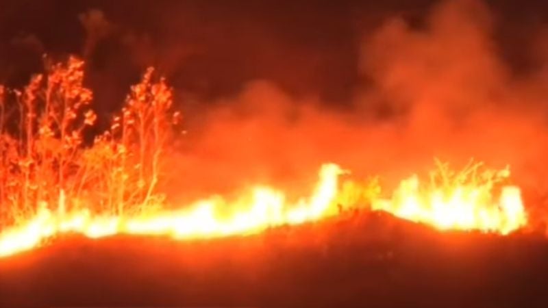 Incendio en El Sitio