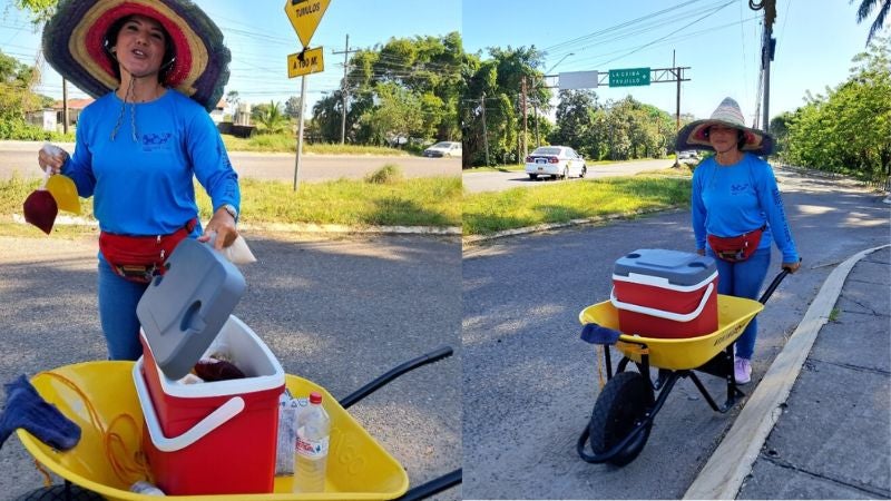 La mujer del sombrero
