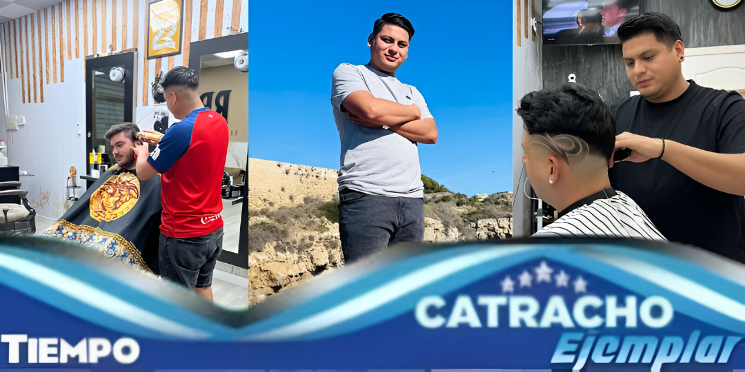 Luis García: el hondureño que afiló su sueño con una máquina de cortar cabello y lo llevó hasta España