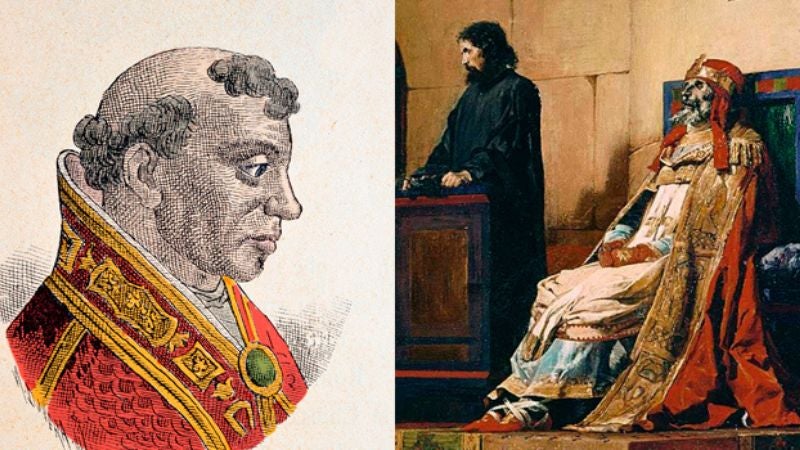 El Sínodo del Cadáver: papa muerto