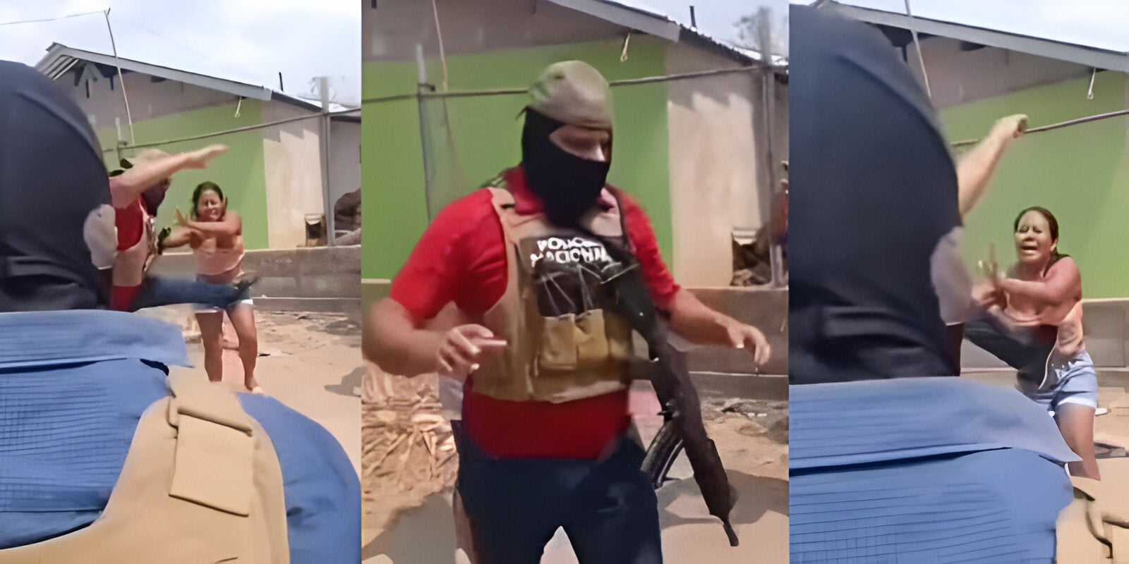 Video: Policía agrede a jovencita que intentaba impedir detención en Choluteca